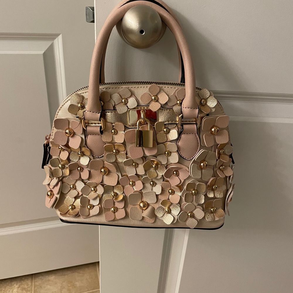Aldo flower decorative handbag